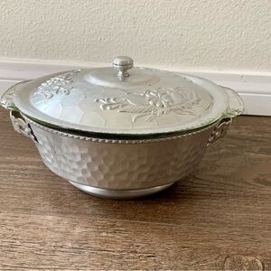 Vintage Aluminum Bowl Dish Nasco Italy